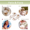 image:imageFelix amp Flora Toddler Girl Sandals Open Toe Flower Girl Soft Princess Flat ShoesBc324white