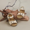 image:imageFelix amp Flora Toddler Girls Sandals Flower Girl Cork Footbed Open Toe Comfort Princess Flat ShoesBc329moonbeam