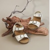 image:imageFelix amp Flora Toddler Girls Sandals Flower Girl Cork Footbed Open Toe Comfort Princess Flat ShoesBc329white