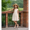 image:imageFelix amp Flora Toddler Girls Sandals Flower Girl Shoes Soft Rubber Princess Flat ShoesBc312beige