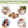 image:imageFelix amp Flora Toddler Girls Sandals Flower Girl Shoes Soft Rubber Princess Flat ShoesBc314brown