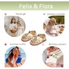 image:imageFelix amp Flora Toddler Girls Sandals Flower Girl Shoes Soft Rubber Princess Flat ShoesBc314gold