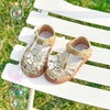 image:imageFelix amp Flora Toddler Girls Sandals Flower Girl Shoes Soft Rubber Princess Flat ShoesBc314gold