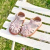 image:imageFelix amp Flora Toddler Girls Sandals Flower Girl Shoes Soft Rubber Princess Flat ShoesBc314pink