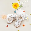 image:imageFelix amp Flora Toddler Girls Sandals Flower Girl Shoes Soft Rubber Princess Flat ShoesBc322white