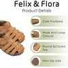 image:imageFelix amp Flora Toddler Girls Sandals Flower Girl Shoes Soft Rubber Princess Flat ShoesBc328yellow