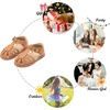 image:imageFelix amp Flora Toddler Girls Sandals Soft Rubber Princess Flat Shoes Flower Girl ShoesBc262brown