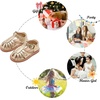 image:imageFelix amp Flora Toddler Girls Sandals Soft Rubber Princess Flat Shoes Flower Girl ShoesBc262gold