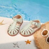 image:imageFelix amp Flora Toddler Girls Sandals Soft Rubber Princess Flat Shoes Flower Girl ShoesBc262green