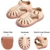 image:imageFelix amp Flora Toddler Girls Sandals Soft Rubber Princess Flat Shoes Flower Girl ShoesBc262nude