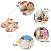 image:imageFelix amp Flora Toddler Girls Sandals Soft Rubber Princess Flat Shoes Flower Girl ShoesBc262nude