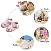 image:imageFelix amp Flora Toddler Girls Sandals Soft Rubber Princess Flat Shoes Flower Girl ShoesBc262purple