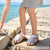 image:imageFelix amp Flora Toddler Girls Sandals Soft Rubber Princess Flat Shoes Flower Girl ShoesBc262silver