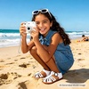 image:imageFelix amp Flora Toddler Girls Sandals Soft Rubber Princess Flat Shoes Flower Girl ShoesBc262white