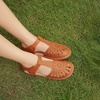 image:imageFelix amp Flora Toddler Girls Sandals Soft Rubber Princess Flat Shoes Flower Girl ShoesBc289brown
