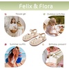 image:imageFelix amp Flora Toddler Girls Sandals Soft Rubber Princess Flat Shoes Flower Girl ShoesBc299apricot