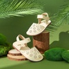 image:imageFelix amp Flora Toddler Girls Sandals Soft Rubber Princess Flat Shoes Flower Girl ShoesBc299apricot