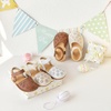 image:imageFelix amp Flora Toddler Girls Sandals Soft Rubber Princess Flat Shoes Flower Girl ShoesBc299beige