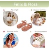 image:imageFelix amp Flora Toddler Girls Sandals Soft Rubber Princess Flat Shoes Flower Girl ShoesBc299coral
