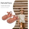 image:imageFelix amp Flora Toddler Girls Sandals Soft Rubber Princess Flat Shoes Flower Girl ShoesBc299coral