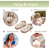 image:imageFelix amp Flora Toddler Girls Sandals Soft Rubber Princess Flat Shoes Flower Girl ShoesBc311beige