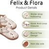 image:imageFelix amp Flora Toddler Girls Sandals Soft Rubber Princess Flat Shoes Flower Girl ShoesBc311beige