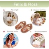 image:imageFelix amp Flora Toddler Girls Sandals Soft Rubber Princess Flat Shoes Flower Girl ShoesBc311brown