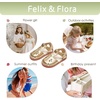 image:imageFelix amp Flora Toddler Girls Sandals Soft Rubber Princess Flat Shoes Flower Girl ShoesBc311gold