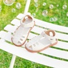 image:imageFelix amp Flora Toddler Girls Sandals Soft Rubber Princess Flat Shoes Flower Girl ShoesBc313beige