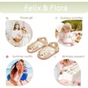 image:imageFelix amp Flora Toddler Girls Sandals Soft Rubber Princess Flat Shoes Flower Girl ShoesBc313gold