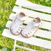image:imageFelix amp Flora Toddler Girls Sandals Soft Rubber Princess Flat Shoes Flower Girl ShoesBc313white