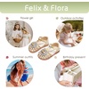 image:imageFelix amp Flora Toddler Girls Sandals Soft Rubber Princess Flat Shoes Flower Girl ShoesBc321gold