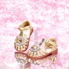 image:imageFelix amp Flora Toddler Girls Sandals Soft Rubber Princess Flat Shoes Flower Girl ShoesBc321gold