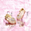 image:imageFelix amp Flora Toddler Girls Sandals Soft Rubber Princess Flat Shoes Flower Girl ShoesBc321gold