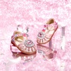 image:imageFelix amp Flora Toddler Girls Sandals Soft Rubber Princess Flat Shoes Flower Girl ShoesBc321pink