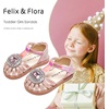 image:imageFelix amp Flora Toddler Girls Sandals Soft Rubber Princess Flat Shoes Flower Girl ShoesBc321pink