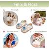 image:imageFelix amp Flora Toddler Girls Sandals Soft Rubber Princess Flat Shoes Flower Girl ShoesBc321silver
