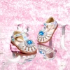 image:imageFelix amp Flora Toddler Girls Sandals Soft Rubber Princess Flat Shoes Flower Girl ShoesBc321silver