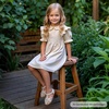 image:imageFelix amp Flora Toddler Girls Sandals Soft Rubber Princess Flat Shoes Flower Girl ShoesBc326cream White