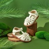 image:imageFelix amp Flora Toddler Girls Sandals Soft Rubber Princess Flat Shoes Flower Girl ShoesBc326cream White