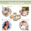image:imageFelix amp Flora Toddler Girls Sandals Soft Rubber Princess Flat Shoes Flower Girl ShoesBc326gold