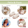image:imageFelix amp Flora Toddler Girls Sandals Soft Rubber Princess Flat Shoes Flower Girl ShoesBc327beige