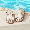 image:imageFelix amp Flora Toddler Girls Sandals Soft Rubber Princess Flat Shoes Flower Girl ShoesBc327beige