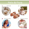 image:imageFelix amp Flora Toddler Girls Sandals Soft Rubber Princess Flat Shoes Flower Girl ShoesBc327brown