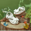 image:imageFelix amp Flora Toddler Girls Sandals Soft Rubber Princess Flat Shoes Flower Girl ShoesBc327cream