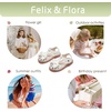image:imageFelix amp Flora Toddler Girls Sandals Soft Rubber Princess Flat Shoes Flower Girl ShoesBc327cream