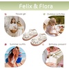 image:imageFelix amp Flora Toddler Girls Sandals Soft Rubber Princess Flat Shoes Flower Girl ShoesBc327ivory White