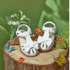 image:imageFelix amp Flora Toddler Girls Sandals Soft Rubber Princess Flat Shoes Flower Girl ShoesBc327white