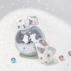 image:imageFelix amp Flora Toddler Girls Sandals Soft Rubber Princess Flat Shoes Flower Girl ShoesBc332white