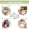 image:imageFelix amp Flora Toddler Girls Sandals Soft Rubber Princess Flat Shoes Flower Girl ShoesBc332white